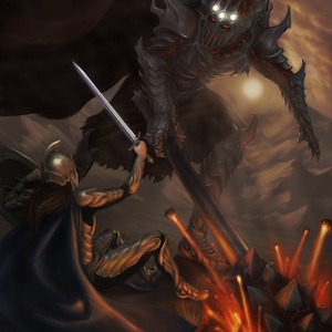 Fingolfin vs Morgoth
