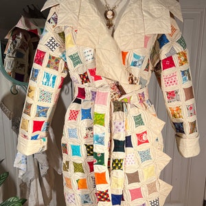 Large Pristine cathedral Window Coat Upcycled From Vintage - Etsy