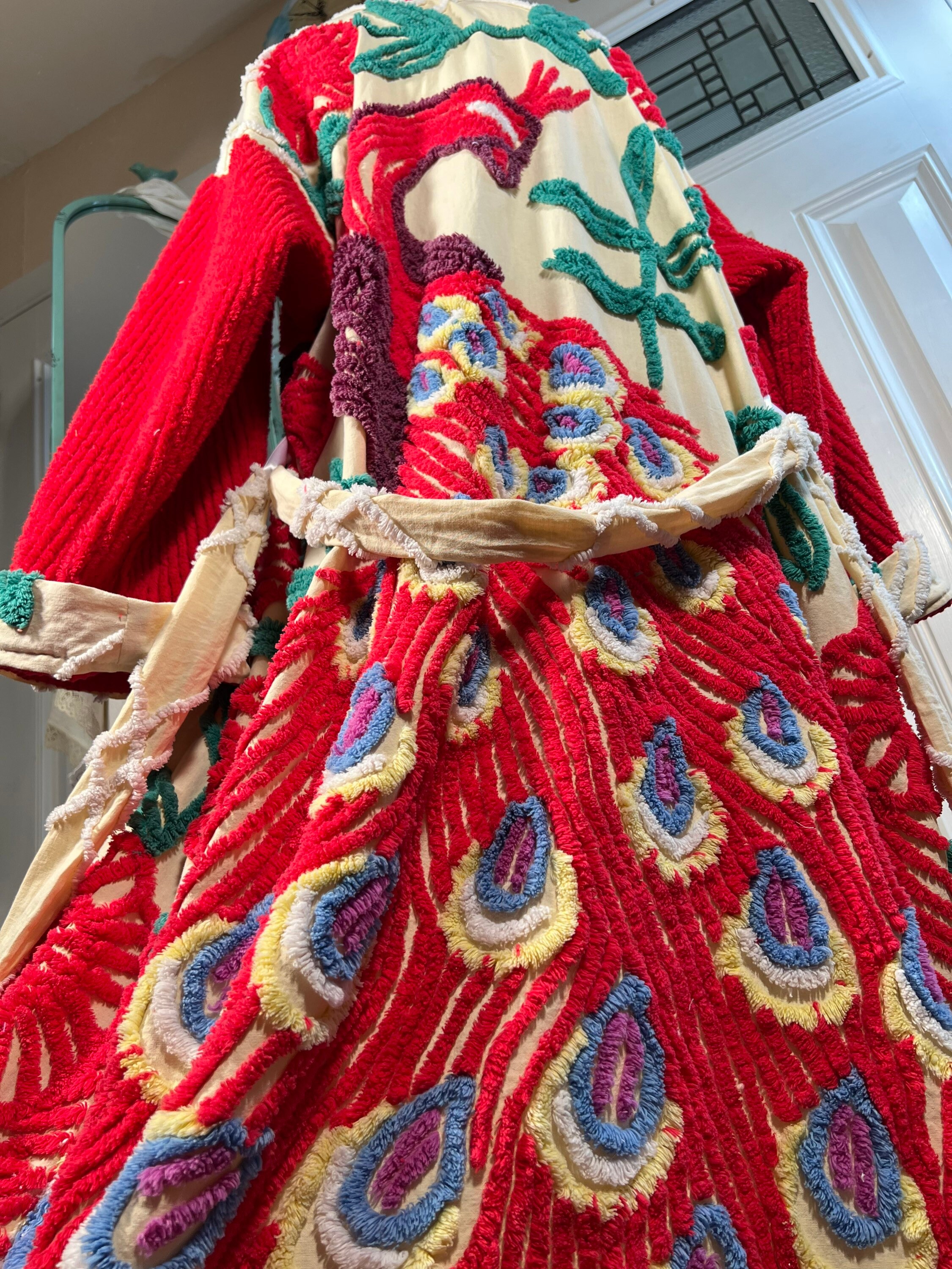 Peacock Chenille Robe