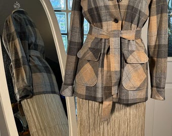 Small Vintage ‘famous maker ‘49er’ shirt jacket excellent vintage condition please read description