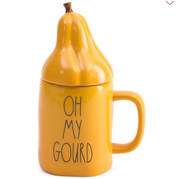 Rae Dunn Oh My Gourd Figural Mug