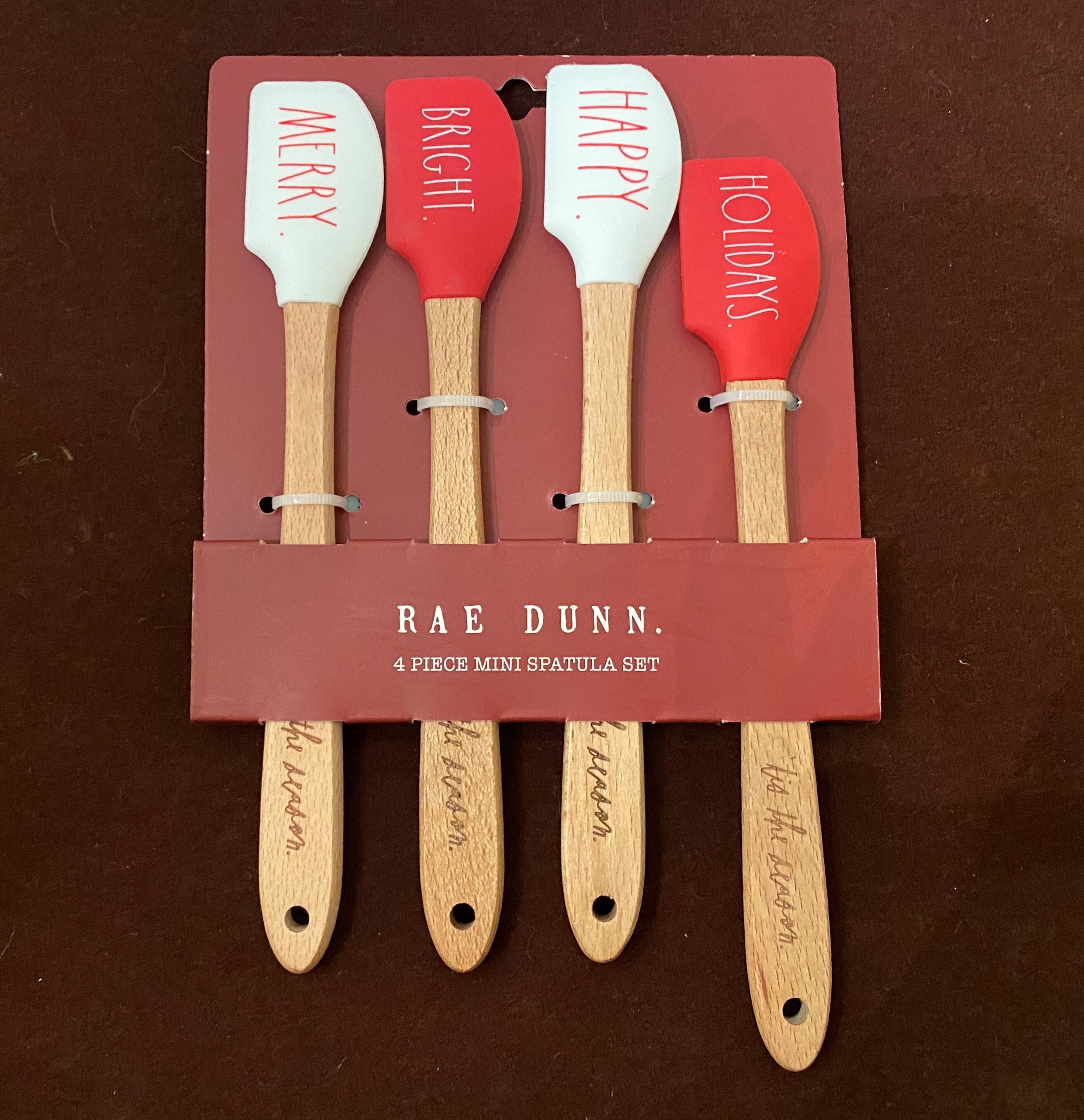 Rae Dunn Mini Silicone Kitchen Utensils Sets, Spatulas and Cooking  Utensils, 8 Piece Set