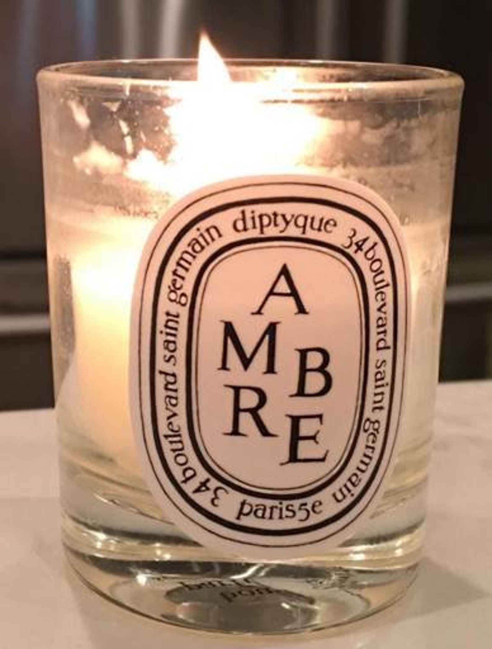 FAUX Diptyque Candle Label AMBRE Digital Download Make Etsy