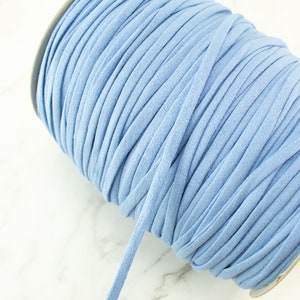 Blue Spaghetti Strap Trim Knit Trim Narrow Trim Spaghetti Strap Replacement  Hollow Tube Tubular Trim 10 yards