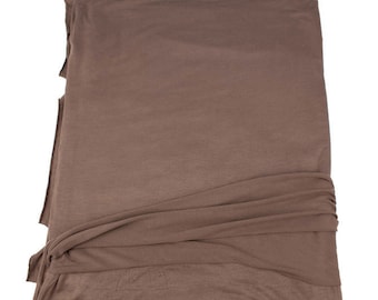 Brown Knit Jersey Fabric by the yard ATK00443R