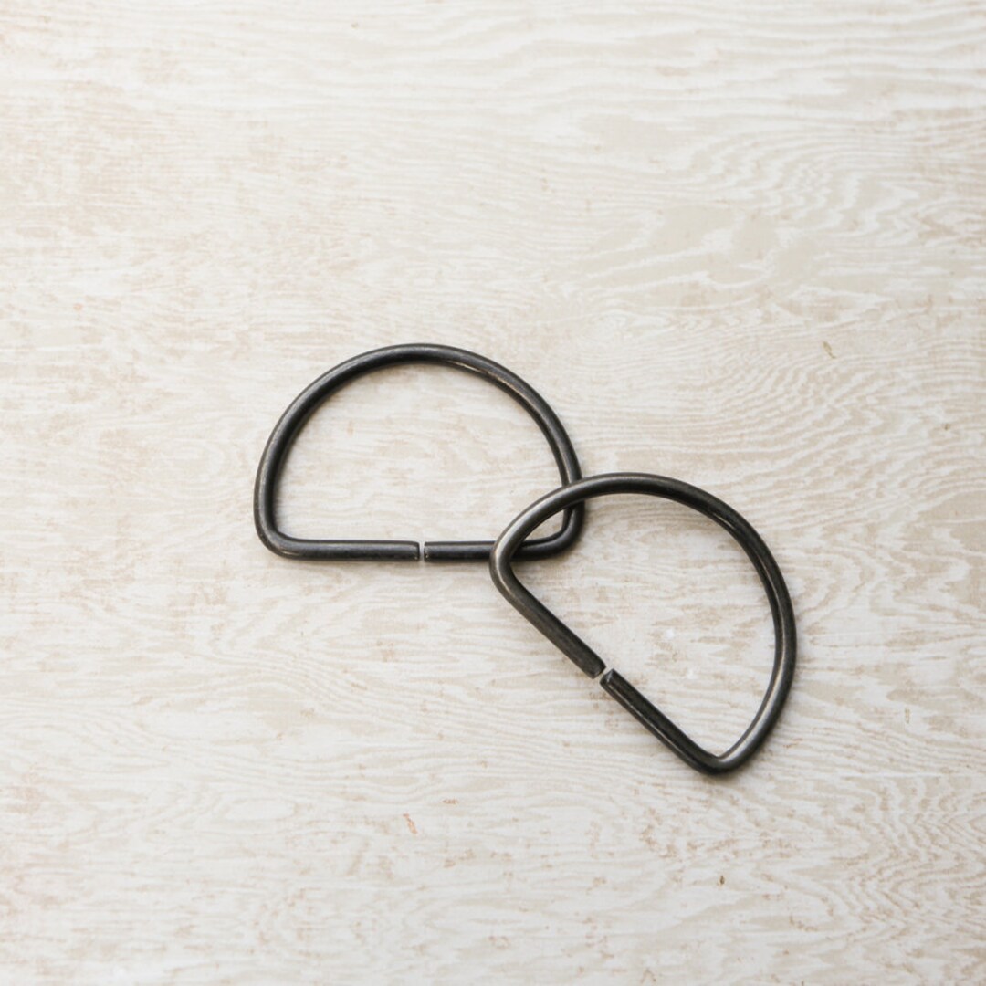 4 Extra Large 2 Inches Brushed Gunmetal D Rings ATN00071 - Etsy