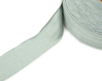 Sage Green Knit Jersey Bias Tape 1.25 inches width x 15 yards  BST00169