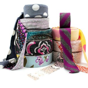 Printed Knit Bias Tape Variety Remnant Bundle Pack 12 oz
