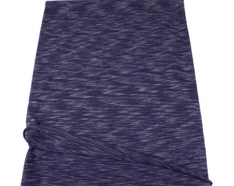 Heather Blue Violet Knit Jersey Fabric - Rayon Spandex Blend