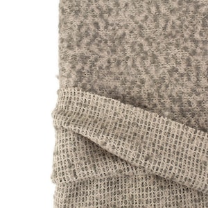 Beige Boucle Fabric Tweed Fabric Designer Fabric by the yard Deadstock Fabric