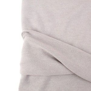 Moody Gray Wool Blend Sweater Knit Fabric, Fabric By The Yard