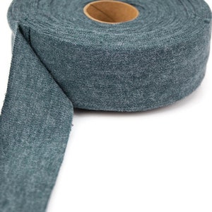 Heather Dark Teal Sweater Knit Bias Tape 1-5/8 inches width x 28 yards