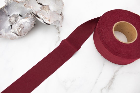 Maroon Knit Bias Tape 1.25 inches width x 14 yards BST00336