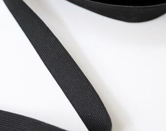 Black Elastic Band Wide Elastic Trim for Waistband Elastic Waistband Trim 1.25 inches width 5 yards