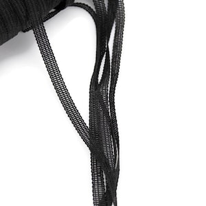 Black Loose Woven Trim Tape Fashion Trimming 20 yards