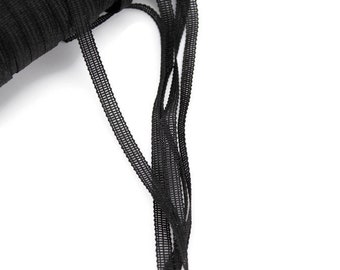Black Loose Woven Trim Tape Fashion Trimming 20 yards
