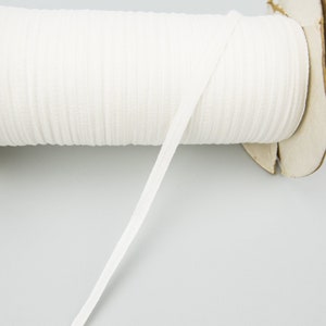 White Flat Cotton Woven Trim Tape 10 yards