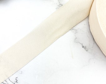 Light Beige Bias Tape Tricot Knit Lining 1.25 inches wide x 27 yards