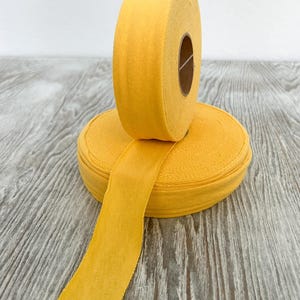 Yellow Knit Jersey Bias Tape Bundle Pack of 2 Binding Tape Bias Trim Knit Bias Tape 28 yards BST00351