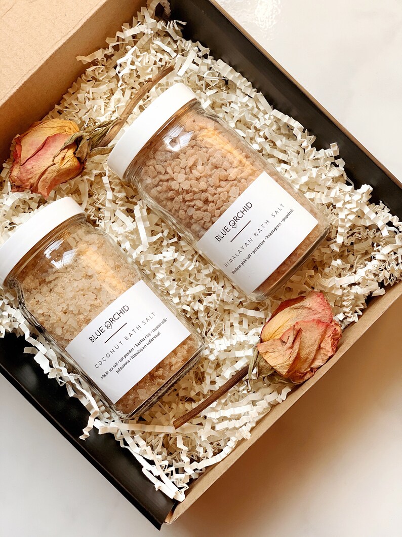 BATH SALTS KIT Spa Gift Set Bath Salts Gift Set Pamper Etsy