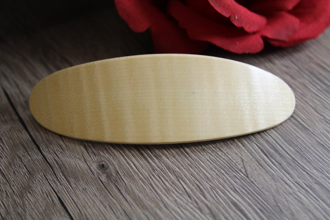 Maple Hair Clip Hair Barrette Large Hair Clip Barrette Burl Etsy