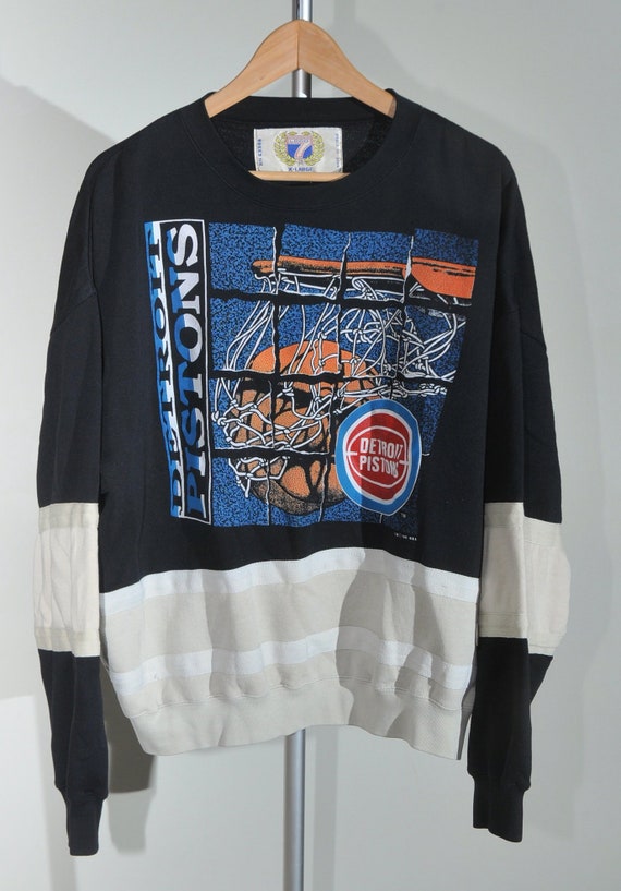 vintage detroit pistons sweatshirt