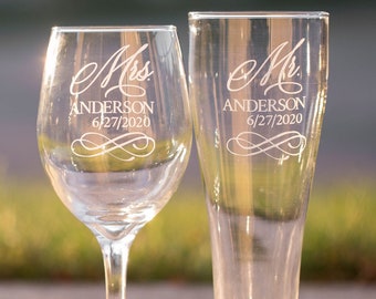 Gifts for Groom Groom Gifts Engraved Whiskey Glass Lucky Mr Wedding Whiskey Glass