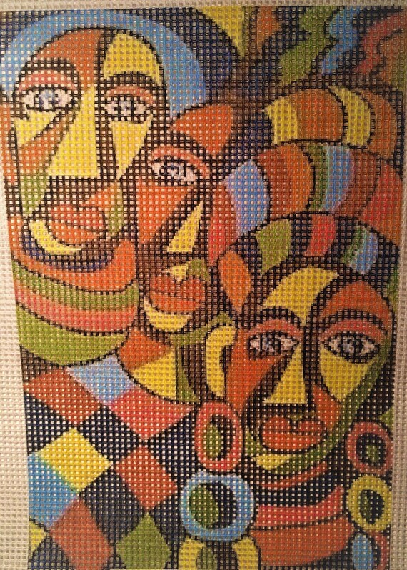 Needlepoint canvas African Art AF3 Etsy