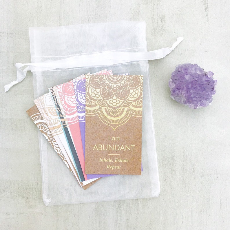 Prayer Positive Affirmations Minute Meditations Encouragement Affirmation Cards Set Love Notes Mantra Mindfulness