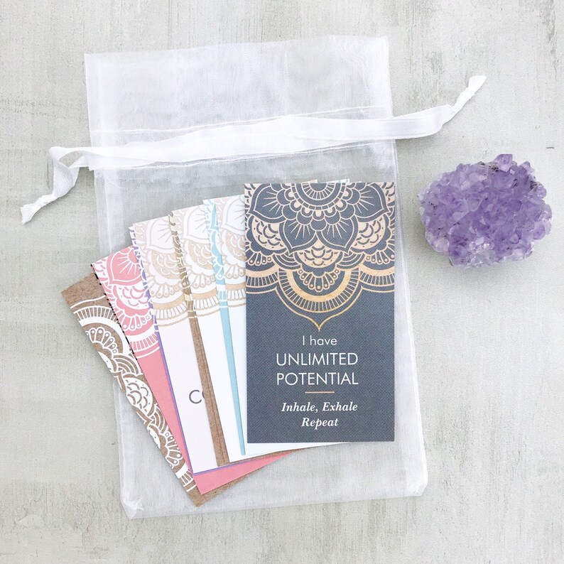 Prayer Positive Affirmations Minute Meditations Encouragement Affirmation Cards Set Love Notes Mantra Mindfulness