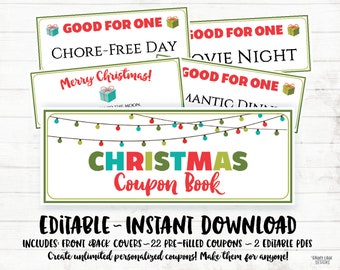 coupon book etsy