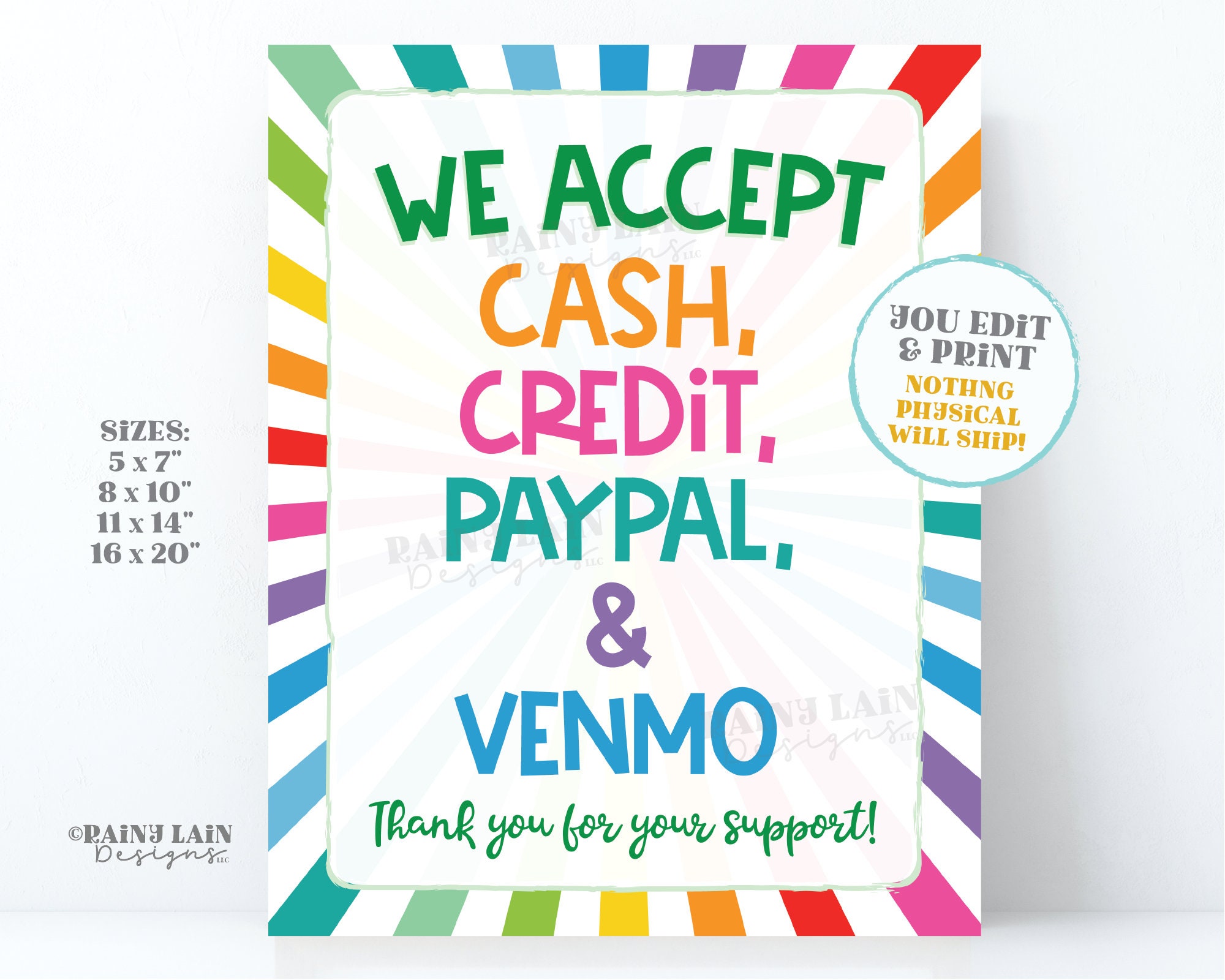 printable-credit-card-sign-etsy for Free Printable Credit Card Signs Printable Credit Card Sign - Etsy for Free Printable Credit Card Signs