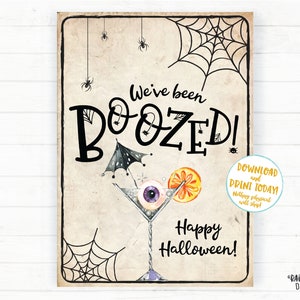 You've Been Boozed Printable Set Editable You've Been Boozed Tag and ...
