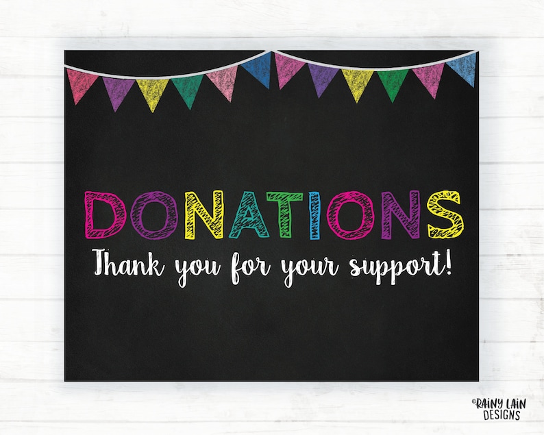 Printable Donations Sign Donate Cookies Military Troops | Etsy