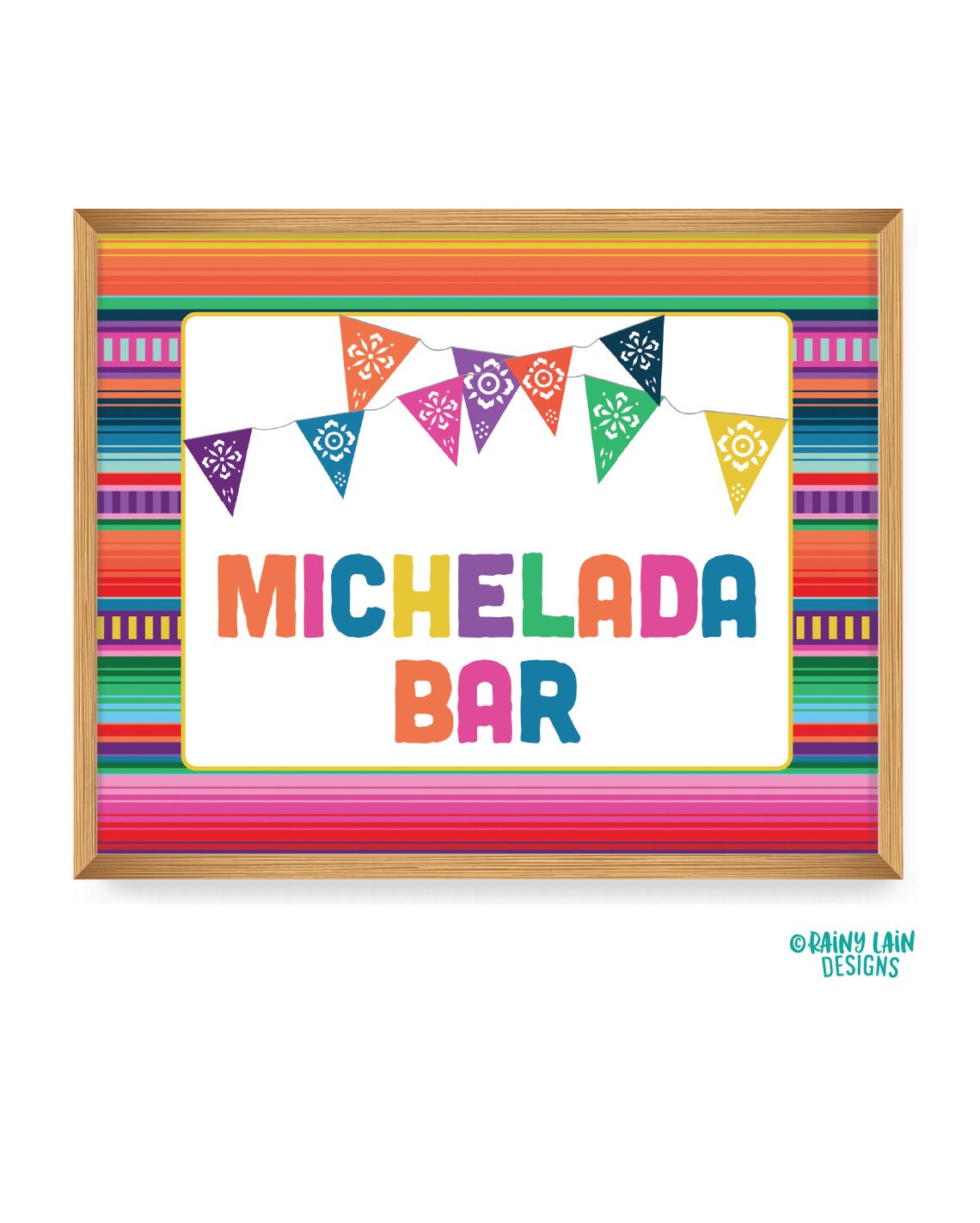Michelada Bar Sign Michelada Sign Fiesta Sign Fiesta | Etsy