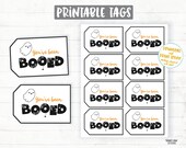 You've Been BOOed Tag Happy Halloween Printable Ghost Tag Halloween Gift Tag Halloween Package Tie Cookie Tag Boo Tag Birthday Party Favor