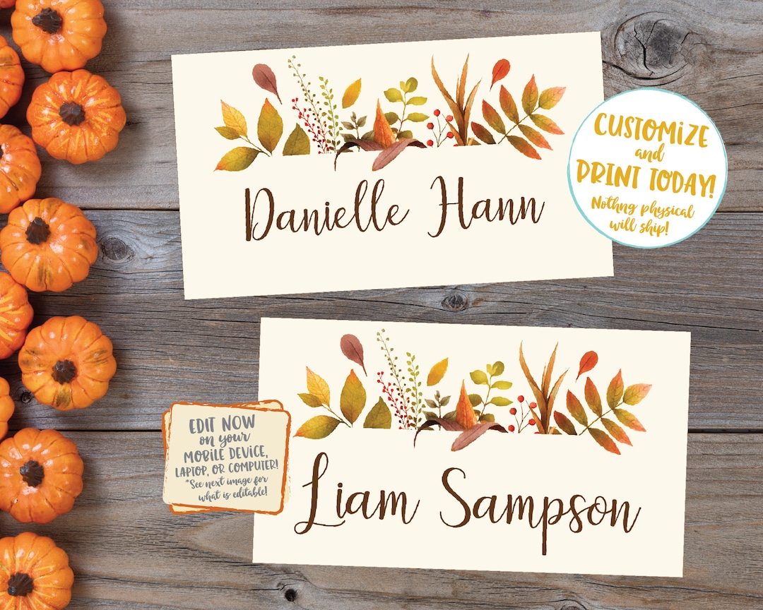 Editable Thanksgiving Place Cards - Il 1080xN.2680777138 592n 