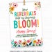 Spring Referrals Gift Tag, Editable Realtor Pop-by Tags, Home Health ...