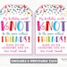 Knot Birthday Tag Friendship Bracelet Pretzel Hair Tie Scrunchie Party ...