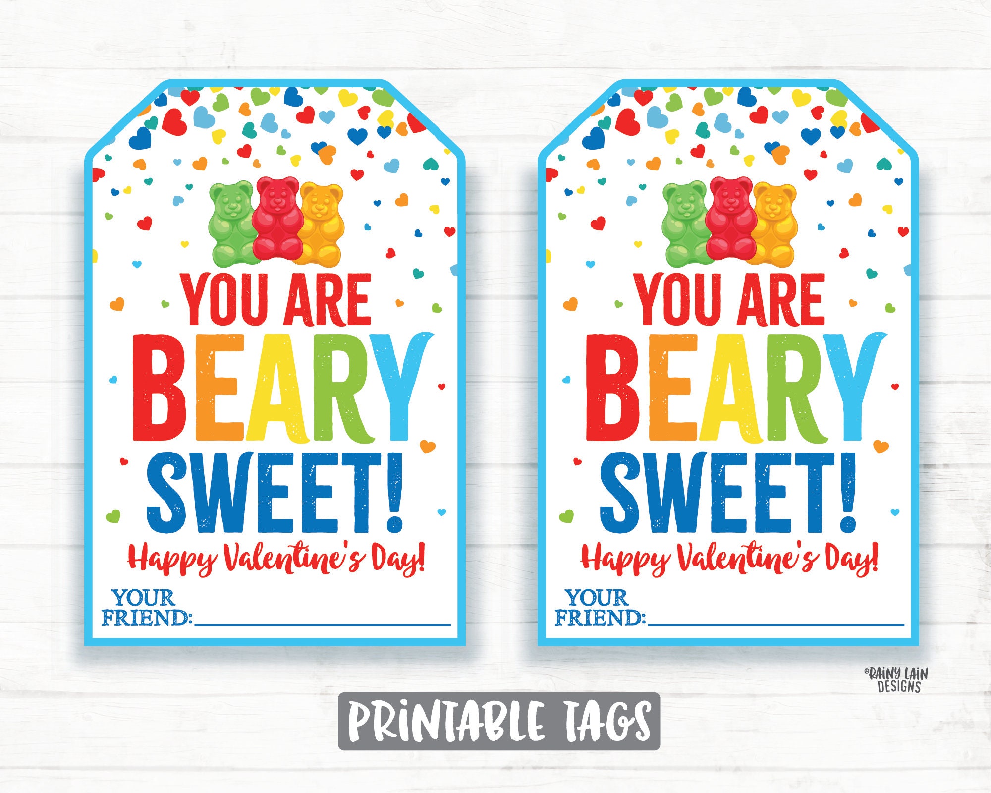 Gummy Bear Song (Free Printable Cut Outs) - Preschool Education