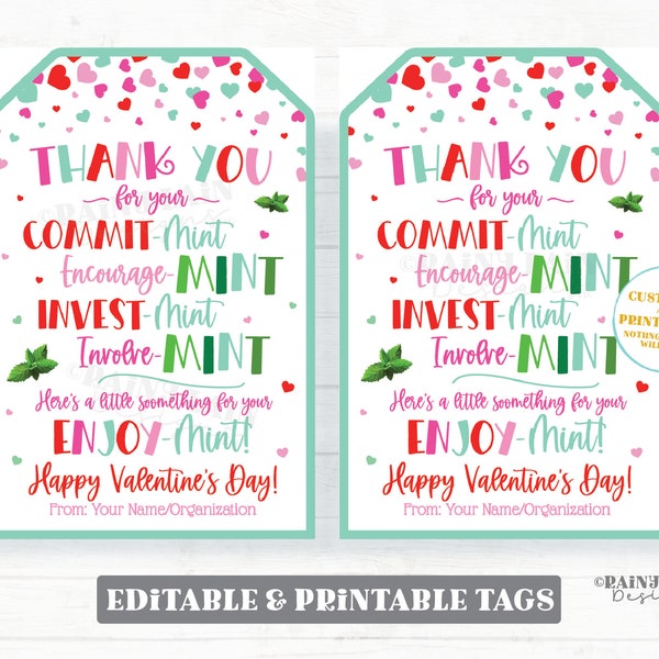 Mint Thank You - Etsy