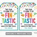 Fin-tastic School Year Tag, Editable, Back to School Goldfish Gift O ...