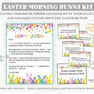 Easter Scavenger Hunt Easter Bunny Letter From the Easter Bunny ...