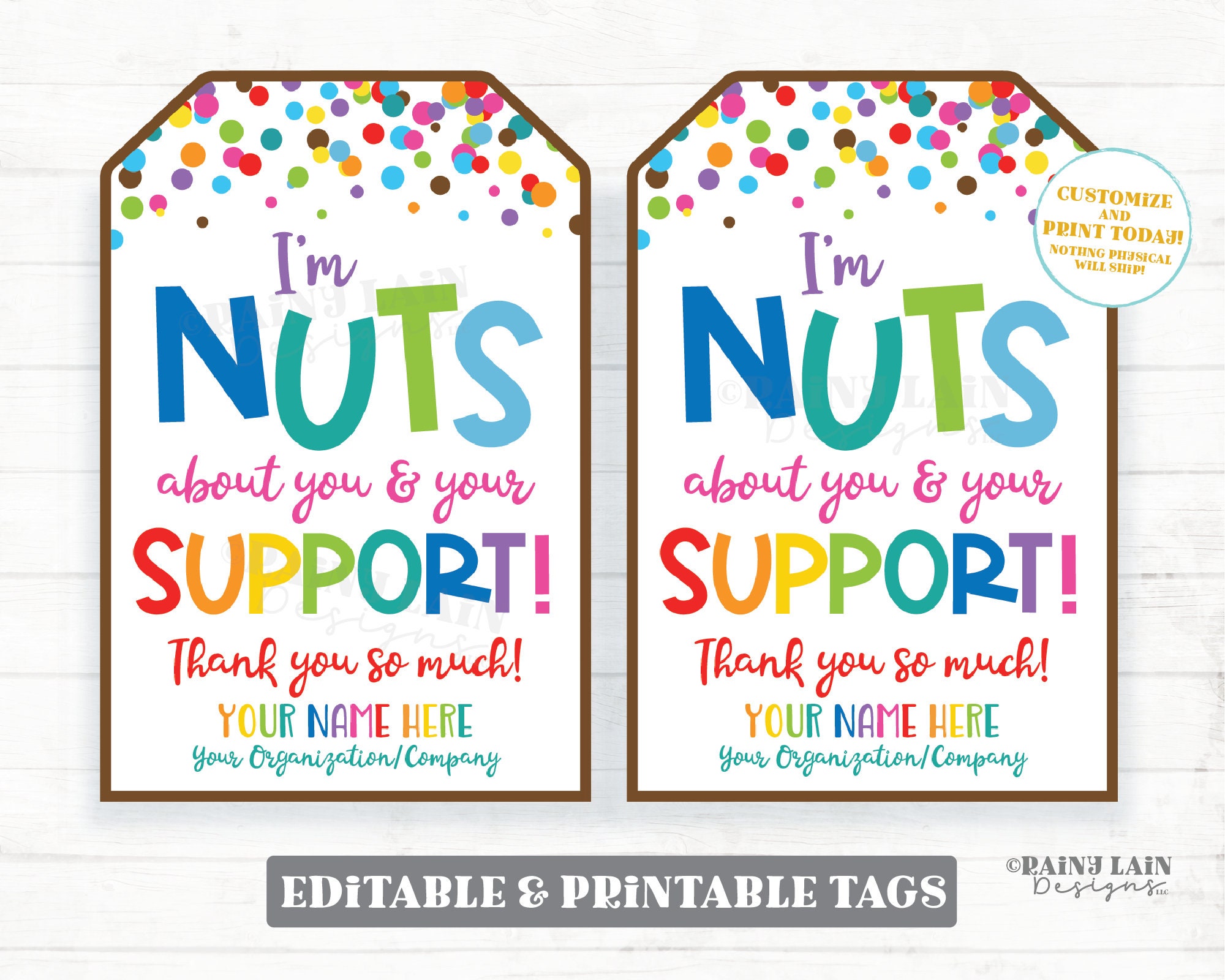 i-m-nuts-about-you-and-your-support-tags-we-re-nuts-fundraiser-thank-you-nuts-and-candy-fundraiser-editable-fundraising-gift-tag-printable-etsy