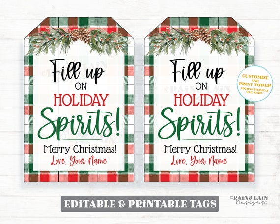 Christmas drink tags Clearance