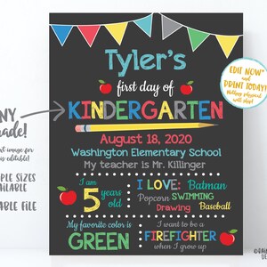 Schoolbord eerste dag kleuterschool, bord 1e dag kleuterschool, schoolbord terug naar school, foto prop 1e schooldag, schoolherinnering