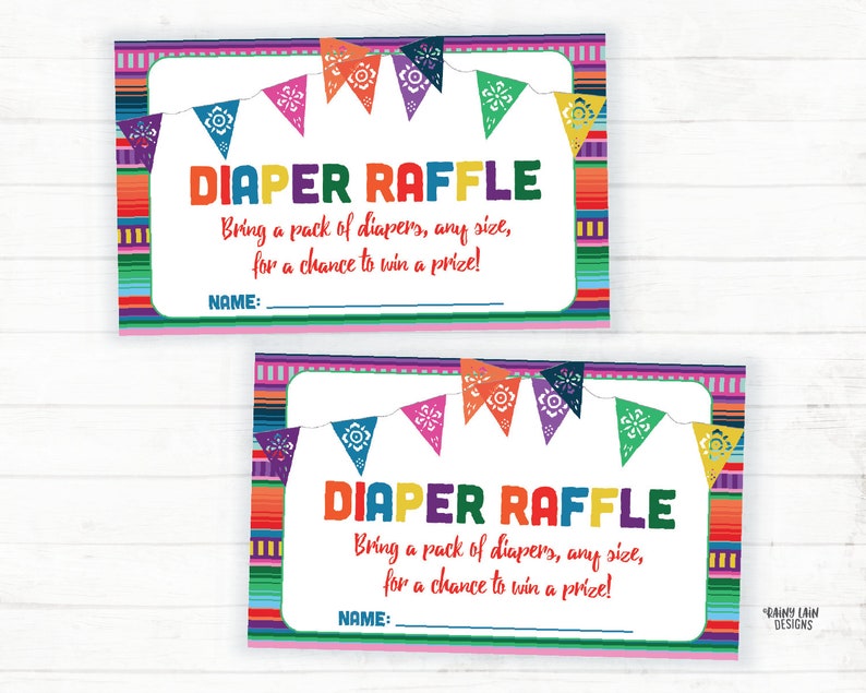 Fiesta Diaper Raffle Inserts Fiesta Baby Shower Invitation Etsy Fiesta Diaper Raffle Inserts Fiesta Baby Shower Invitation Etsy
