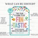 Fin-tastic School Year Tag, Editable, Back to School Goldfish Gift O ...