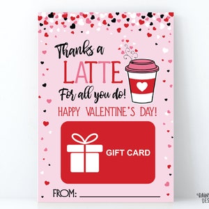 Teacher Coffee Valentine, Teacher Gift, Teacher Valentine, Gift Card  Holder, Teaching Takes Heart, Coffee Gift, Just Add Confetti 