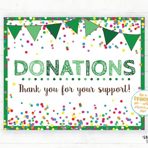 Donations Sign, Donate Cookies Military Troops, Children's Hospital, Local Heroes, Cookie Booth Printable, Cookie Printable Fundraiser